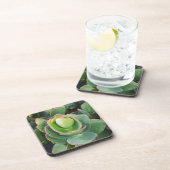 #succulents im Gewächshaus. Getränkeuntersetzer (Rechte Seite)