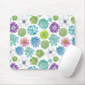 Succulents - mehrfarbig - mousepad (Mit Mouse)