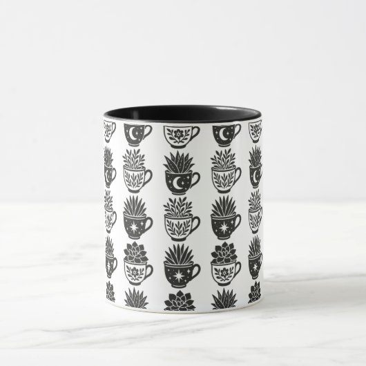 Succulents Mugs Tasse (Zentrum)