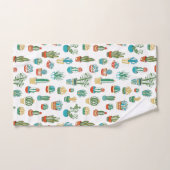 Succulents-Muster Badhandtuch Set (Handtuch)