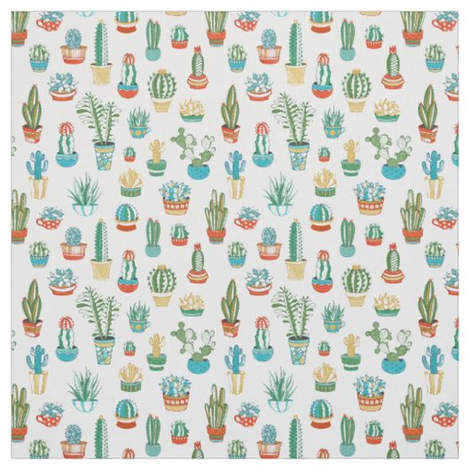 Succulents-Muster Stoff (Muster)