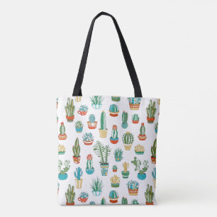Succulents-Muster Tasche