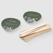 Succulents of Hues Pale Blues Fächer (Non-assembled)