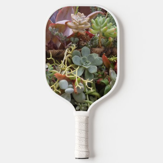 Succulents Pickleball Paddle (Vorderseite)