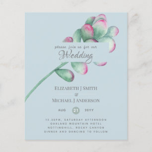 Succulents Pink Blush Mint Green Budget Hochzeit