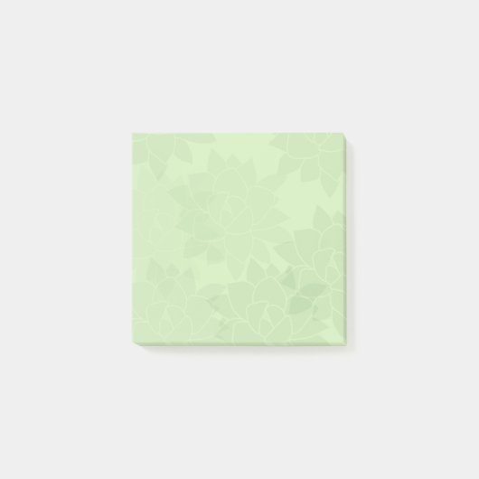 Succulents Post-It Notes Klebezettel (Vorderseite)