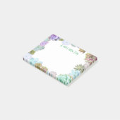 Succulents-Post-it-Zettelauflage Post-it Klebezettel (angewinkelt)