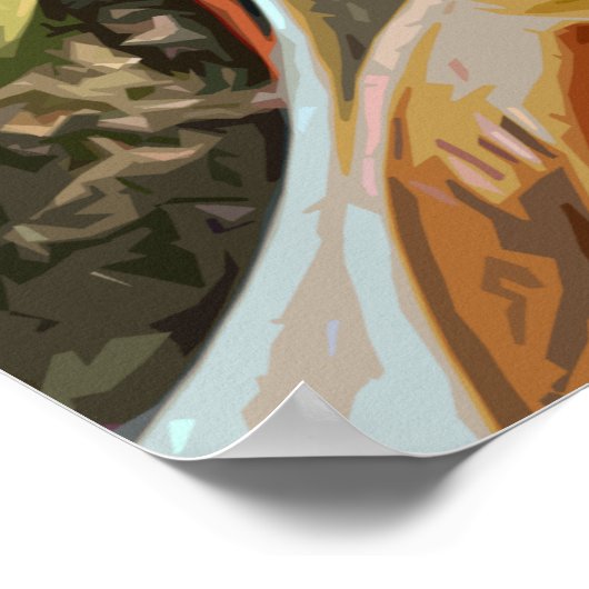 Succulents Poster (Ecke)