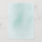 Succulents Pumpkins Gold Blätter Wedding Details E Begleitkarte (Rückseite)