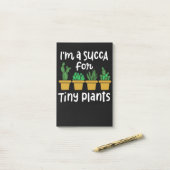 Succulents Tiny Pflanze Post-it Klebezettel (Auf Schreibtisch)