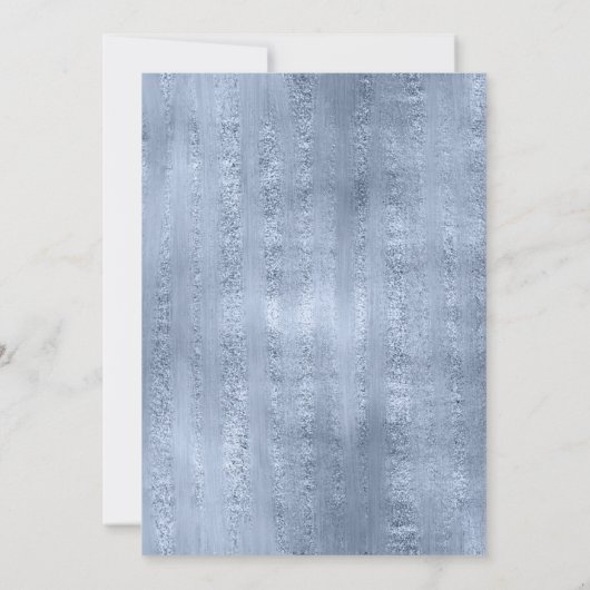 Succulents und Sparkle Save the Date Blue ID515 Einladung (Rückseite)