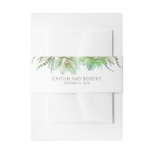 Succulents Wedding Einladungsbanderole (Vorderseite Beispiel)