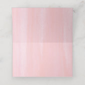 Succulents Wedding Platzkarte (Innenseite Aufgefaltet)