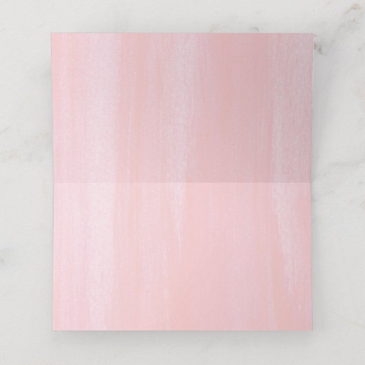 Succulents Wedding Platzkarte (Innenseite Aufgefaltet)