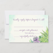 Succulents Wedding Watercolor UAWG