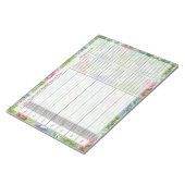 Succulents Weekly Personalisiert Menu Plan Notepad Notizblock (angewinkelt)
