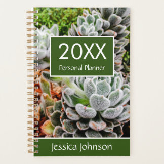 Succulents wöchentlich Personalisiert Planer