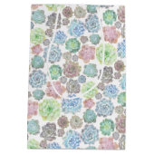 Succulentsentwurf giftbag mittlere geschenktüte (Rückseite)