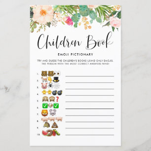 Succules Children buchen Emoji Pictionary Game