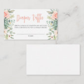 Succules Diaper Raffle Begleitkarte (Vorne/Hinten)