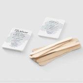 Succules doppelseitige Hochzeitsprogramme Fächer (Non-assembled)