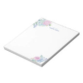 Succules floral Personal Stationery Notepad Notizblock (Rotiert)