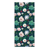 Succules & Gold Chic Wedding Menu Werbekarte (Hinten)