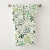 Succules & Green Blätter Badetuch Set (Insitu)