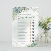 Succules green eucalyptus gold Er sagte, sie sagte (Stehend Vorderseite)