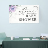 Succules Greenery Baby Shower Begrüßungsbanner Banner (Messeveranstaltung)