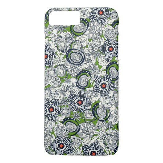Succules grüner Orangenstern Case-Mate iPhone Hülle (Rückseite)