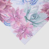 Succules Modern Chic Marmor Brautparty Fiesta Seidenpapier (Ausschnitt)