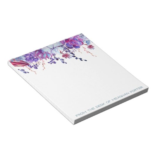 Succules Personalisiert Notepad - Aus dem Schreibt Notizblock (angewinkelt)
