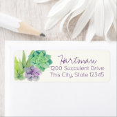 Succules Wasserfarbadresse (Insitu)