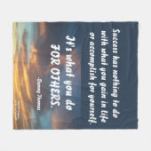 SUCESS-DANNY THOMAS FLEECEDECKE (Vorderseite (Horizontal))