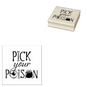 Such dir dein Gift | Halloween Hexe Gummistempel (Stempel)