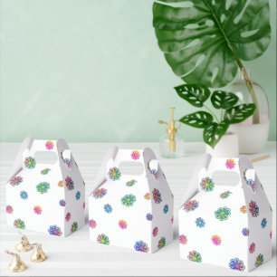 Such dir einen Blumenstrauß aus Geschenkschachtel