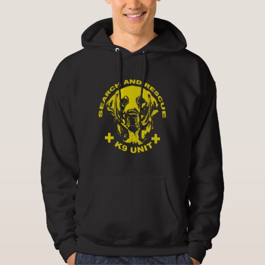 Such- und der RettungK9 Einheit Hoodie (Vorderseite)
