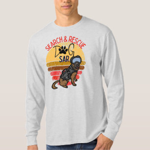 Such- und Rettungsmannschaft SAR K-9 Berufliche Hu T-Shirt