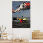 Such- und Rettungsoperation für Küstenwache Poster (Küche)