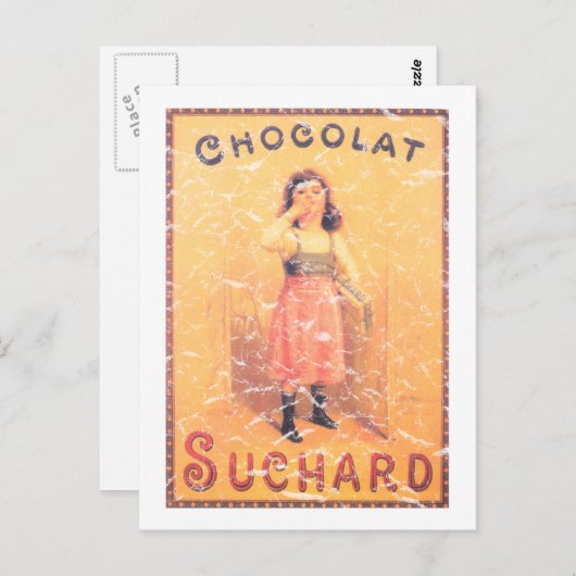 Suchard Chocolate - erschüttert Postkarte (Vorne/Hinten)