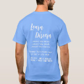Suchbegriff Bibel Verse Blue Sei ein Berer T-Shirt (Rückseite)