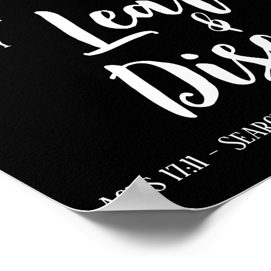 Suchbegriff Schwarz Poster (Ecke)