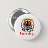 Suche… – Astronauten-Portrait-Schaltfläche Button (Vorne & Hinten)