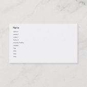 Suche auf Internet Visitenkarte (Rückseite)