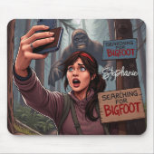Suche Bigfoot Sasquatch Selfie Mousepad (Vorne)