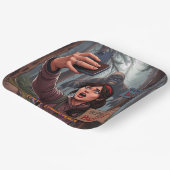 Suche Bigfoot Sasquatch Selfie Pappteller (Gewinkelt)