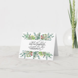 Suche den Herrn Grünrahmen Schrift