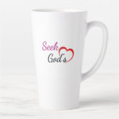 Suche Gottes Herz  Milchtasse (Rechts)