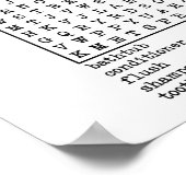 Suche im Badezimmer Poster (Ecke)